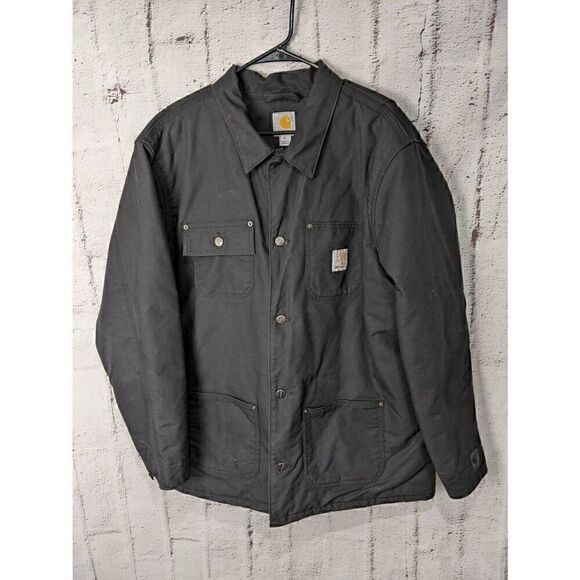 Carhartt Limited Edition x Guinness Men's Blanket Lined Grey Hooded Black Jacket - Picture 1 of 10